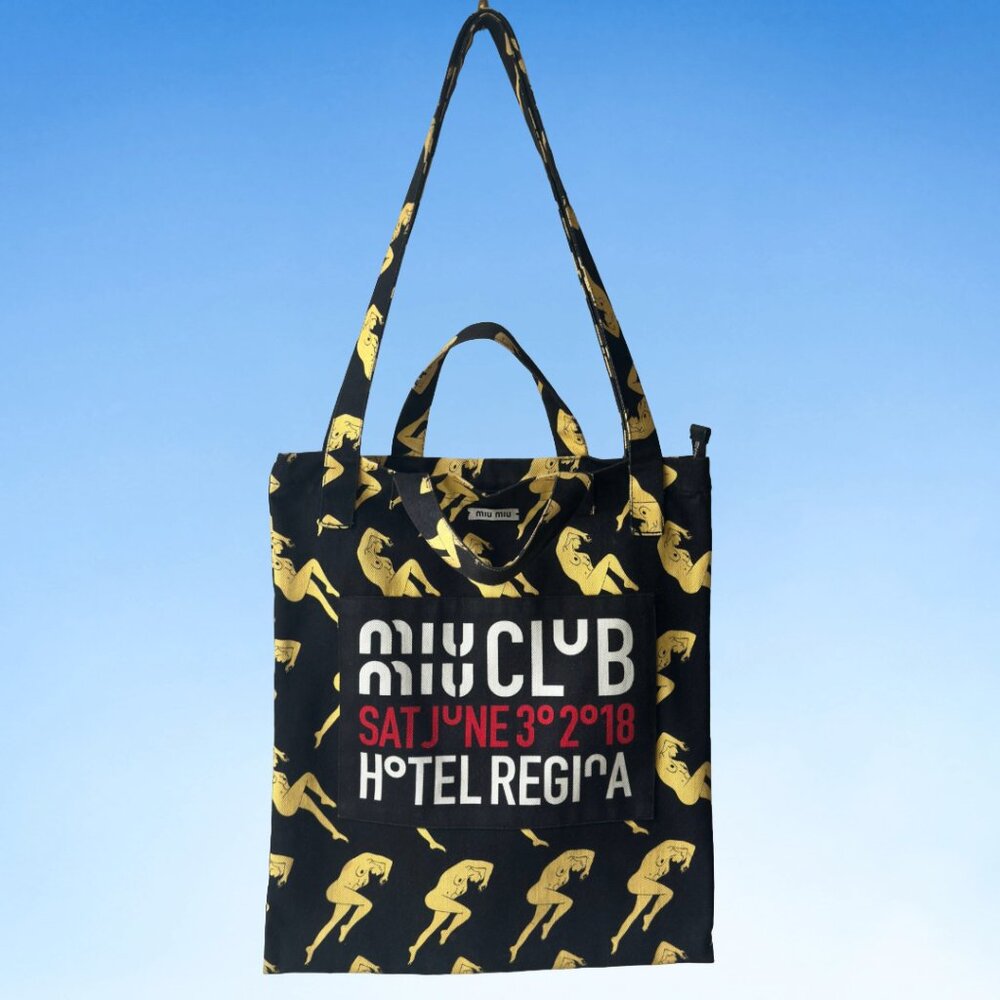 Miu Miu Rare Limited Edition Tote Bag, 2018 Hotel Regina, OS